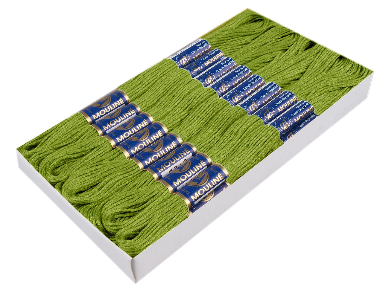Fil de broderie en coton Mouliné, NITARNA Rép. Tchèque - 24pc