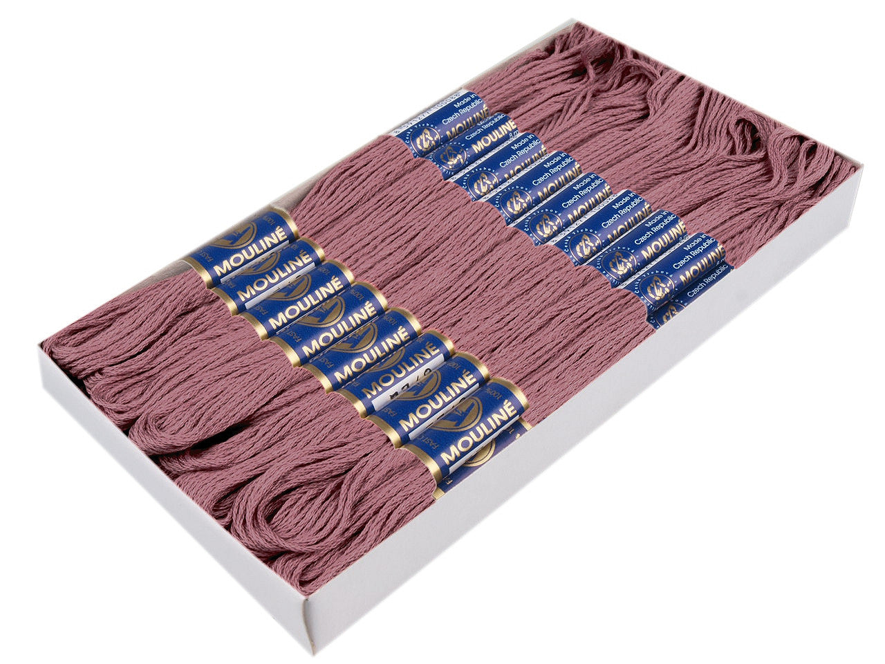 Fil de broderie en coton Mouliné, NITARNA Rép. Tchèque - 24pc