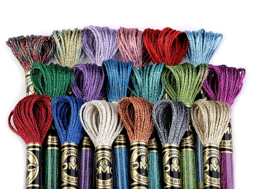 Fil de broderie DMC Mouliné, Effets lumineux - 1pc