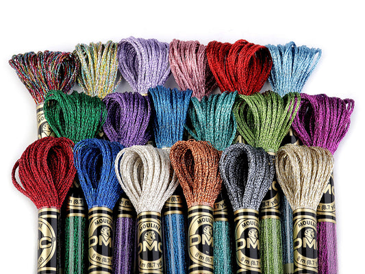 Fil de broderie DMC Mouliné, Effets lumineux - 1pc