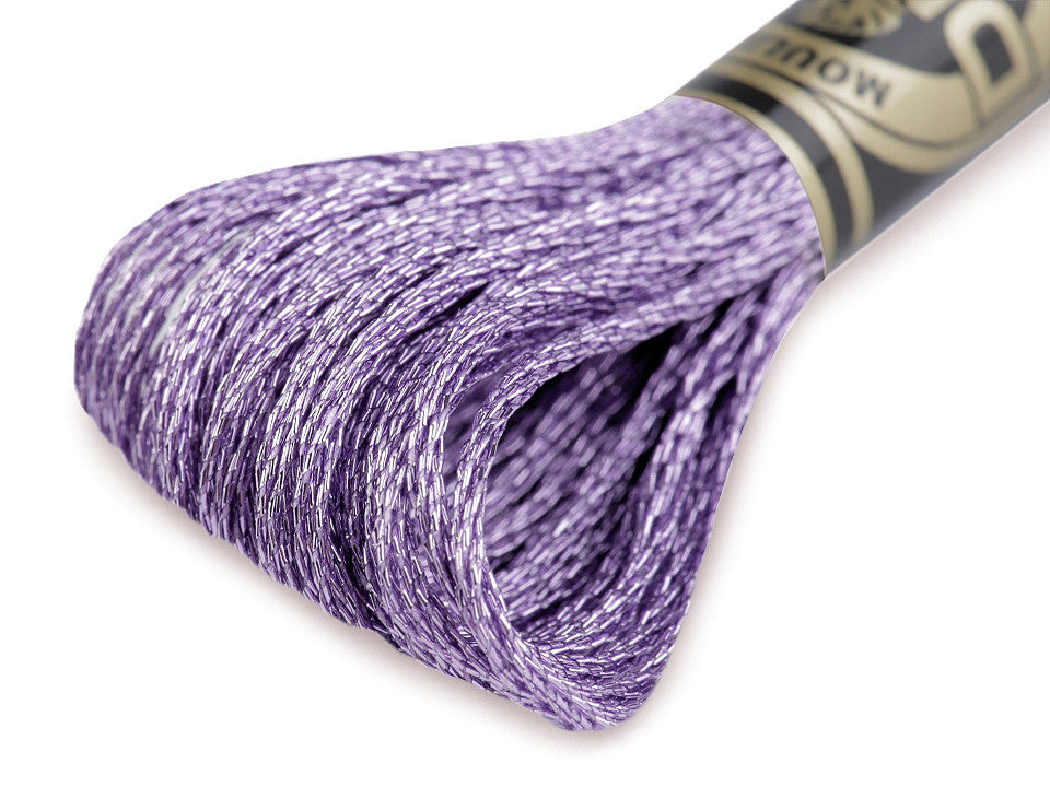 Fil de broderie DMC Mouliné, Effets lumineux - 1pc