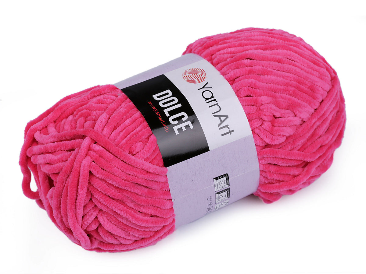 Fil à tricoter chenille YarnArt Dolce, 100 g - 1pc