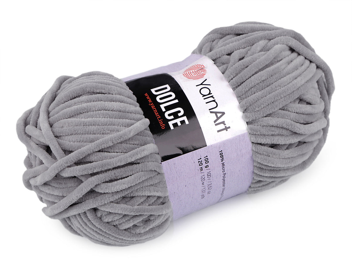 Fil à tricoter chenille YarnArt Dolce, 100 g - 1pc