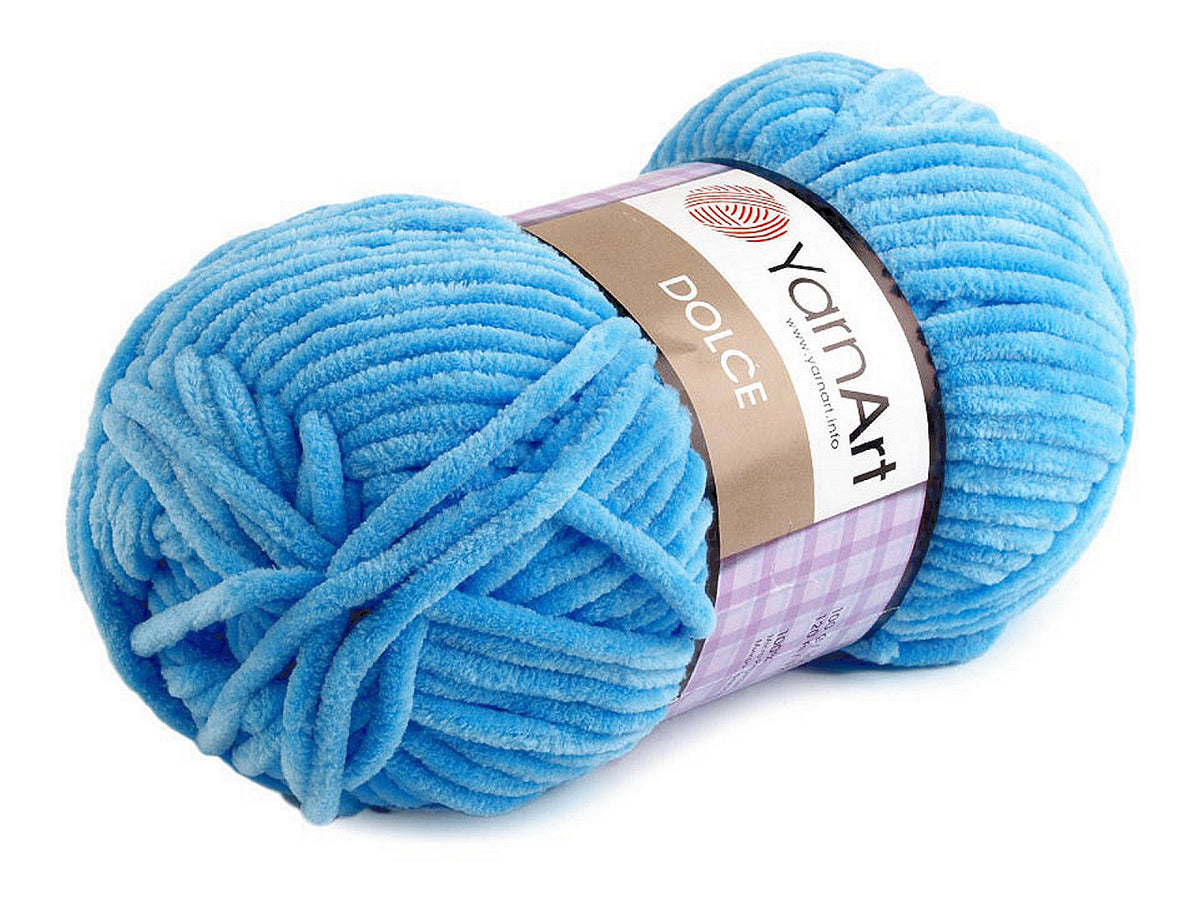 Fil à tricoter chenille YarnArt Dolce, 100 g - 1pc
