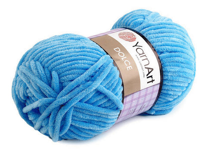 Fil à tricoter chenille YarnArt Dolce, 100 g - 1pc
