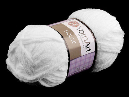 Fil à tricoter chenille YarnArt Dolce, 100 g - 1pc