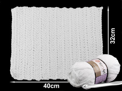 Fil à tricoter chenille YarnArt Dolce, 100 g - 1pc