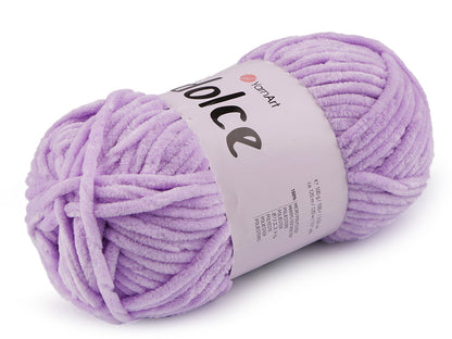 Fil à tricoter chenille YarnArt Dolce, 100 g - 1pc
