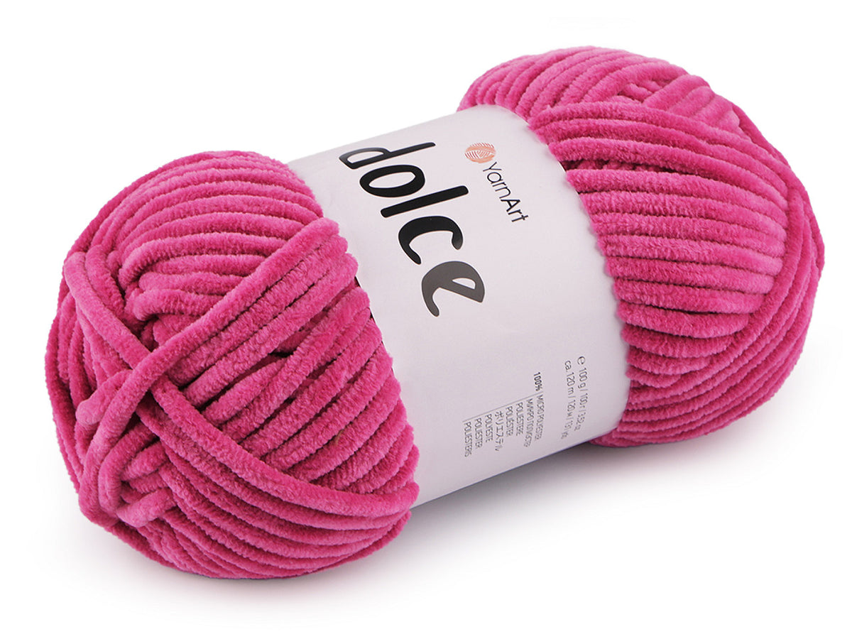 Fil à tricoter chenille YarnArt Dolce, 100 g - 1pc