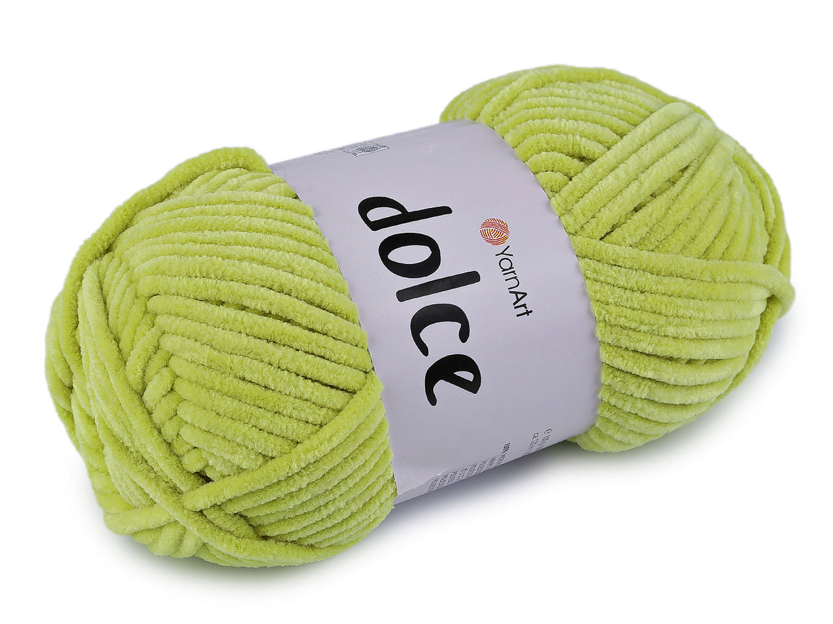 Fil à tricoter chenille YarnArt Dolce, 100 g - 1pc