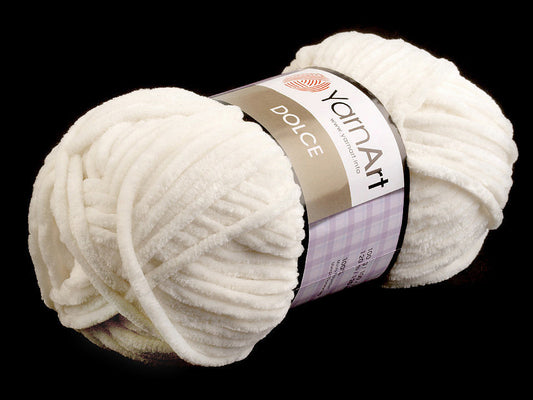 Fil à tricoter chenille YarnArt Dolce, 100 g - 1pc