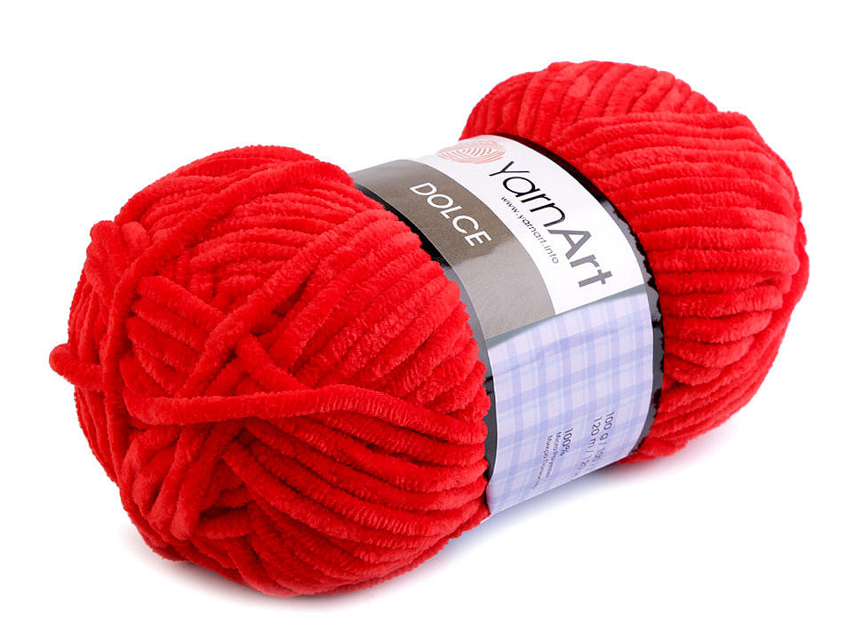 Fil à tricoter chenille YarnArt Dolce, 100 g - 1pc