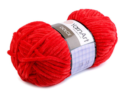 Fil à tricoter chenille YarnArt Dolce, 100 g - 1pc