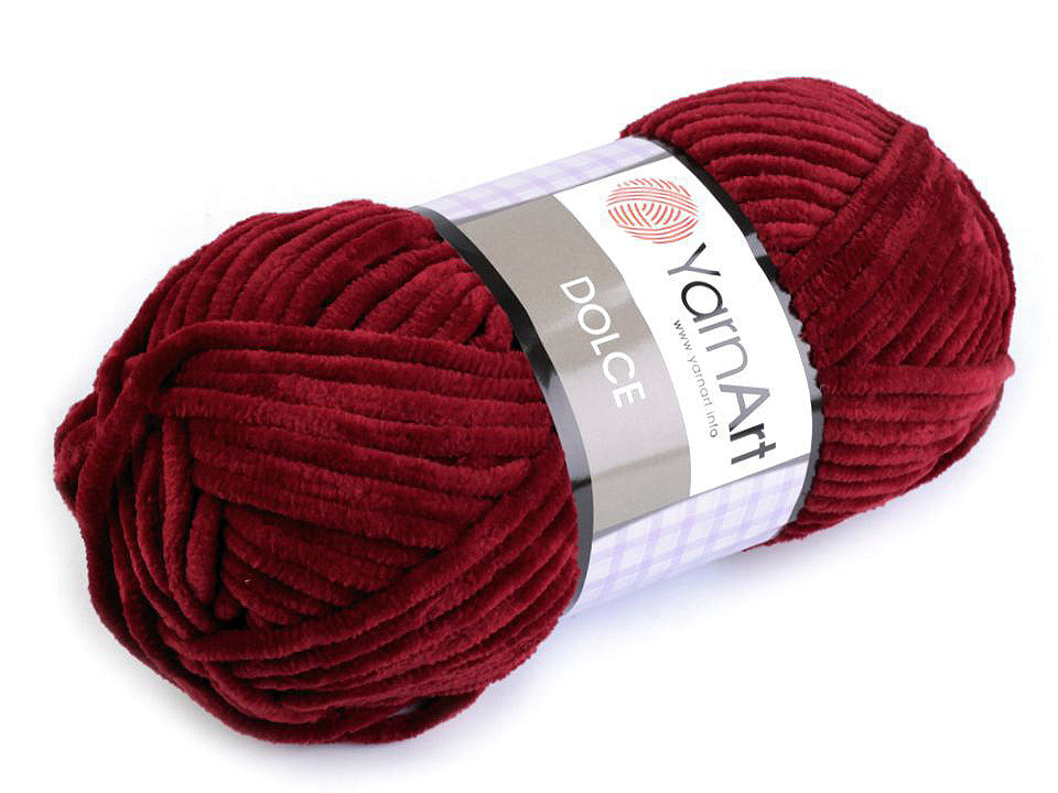 Fil à tricoter chenille YarnArt Dolce, 100 g - 1pc