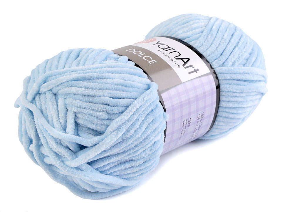 Fil à tricoter chenille YarnArt Dolce, 100 g - 1pc