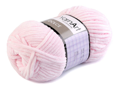 Fil à tricoter chenille YarnArt Dolce, 100 g - 1pc