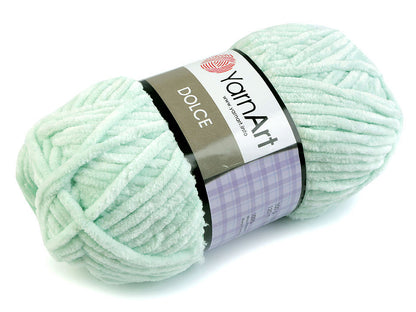 Fil à tricoter chenille YarnArt Dolce, 100 g - 1pc