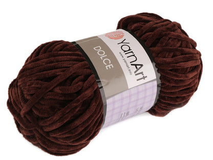 Fil à tricoter chenille YarnArt Dolce, 100 g - 1pc