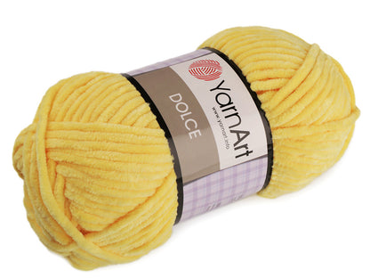 Fil à tricoter chenille YarnArt Dolce, 100 g - 1pc