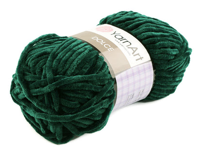 Fil à tricoter chenille YarnArt Dolce, 100 g - 1pc