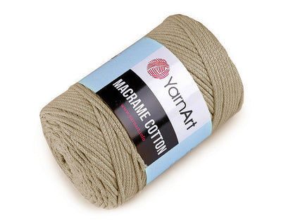Fil à tricoter Macramé Coton, 250 g - 1pc