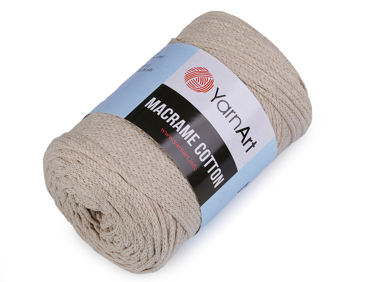 Fil à tricoter Macramé Coton, 250 g - 1pc