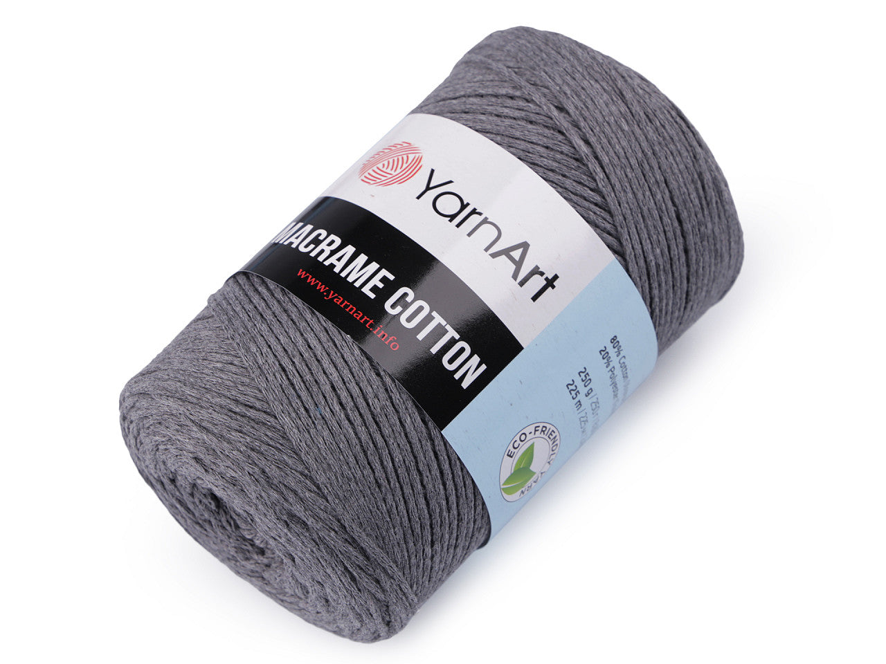 Fil à tricoter Macramé Coton, 250 g - 1pc