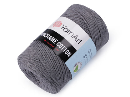 Fil à tricoter Macramé Coton, 250 g - 1pc