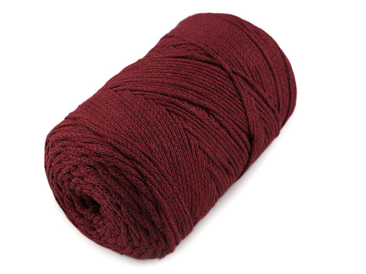 Fil à tricoter Macramé Coton, 250 g - 1pc