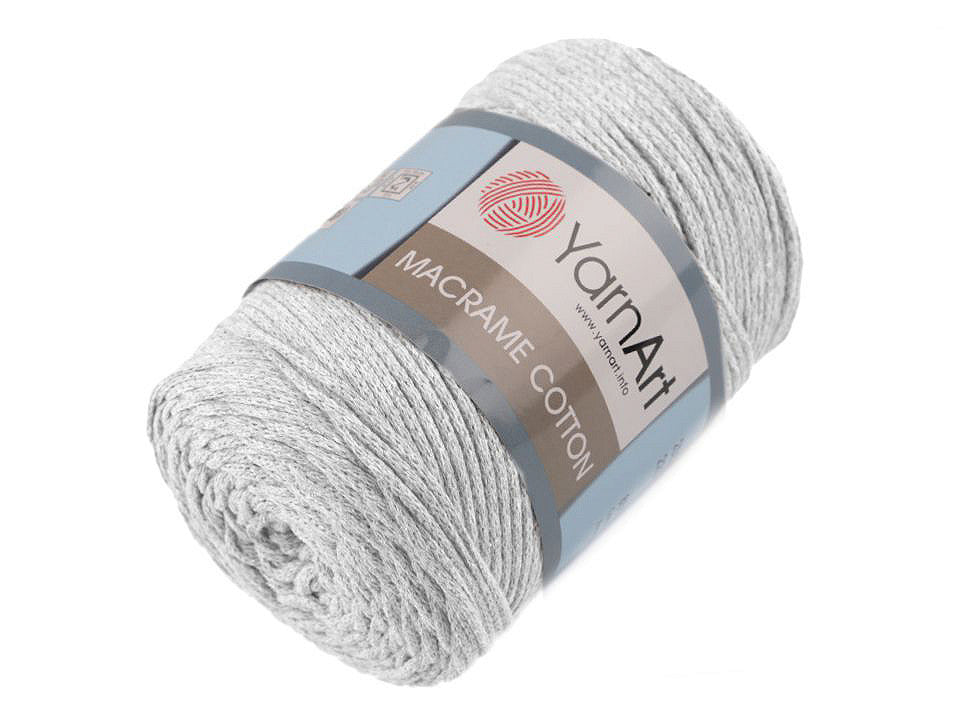 Fil à tricoter Macramé Coton, 250 g - 1pc