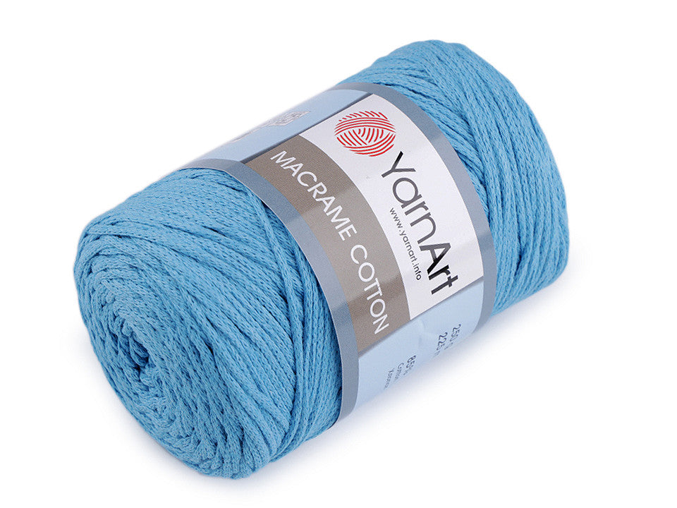 Fil à tricoter Macramé Coton, 250 g - 1pc