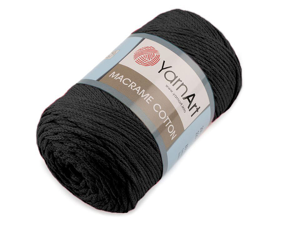 Fil à tricoter Macramé Coton, 250 g - 1pc