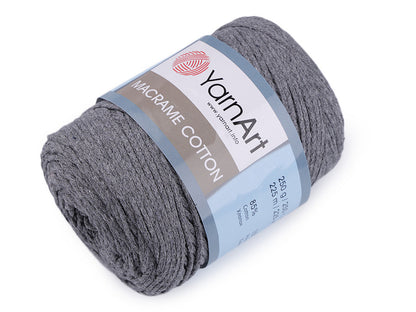 Fil à tricoter Macramé Coton, 250 g - 1pc