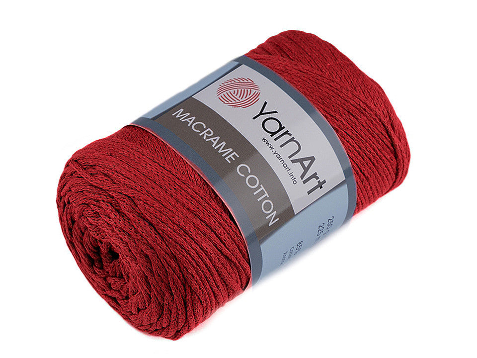 Fil à tricoter Macramé Coton, 250 g - 1pc