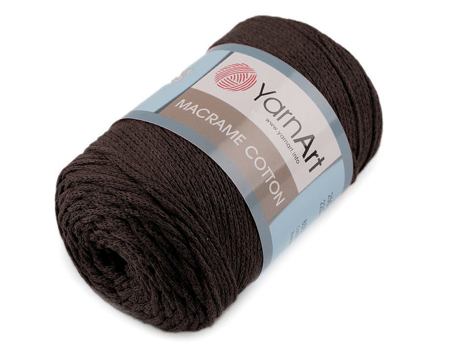 Fil à tricoter Macramé Coton, 250 g - 1pc