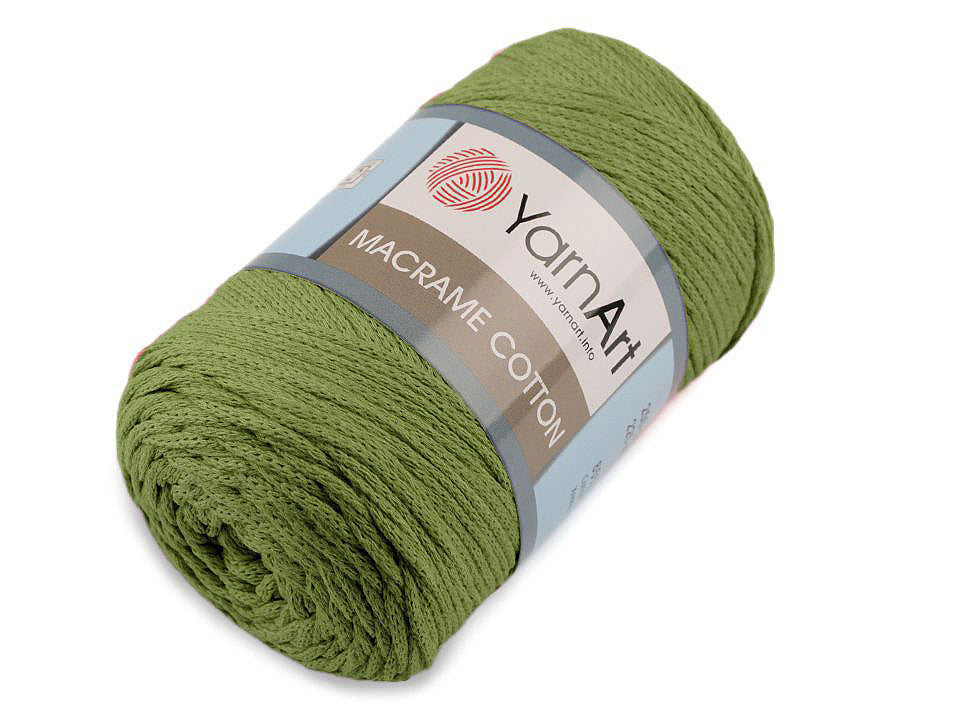 Fil à tricoter Macramé Coton, 250 g - 1pc