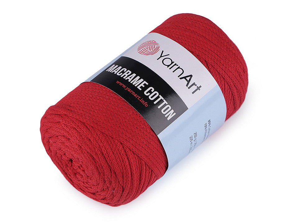 Fil à tricoter Macramé Coton, 250 g - 1pc
