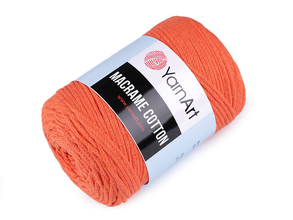 Fil à tricoter Macramé Coton, 250 g - 1pc