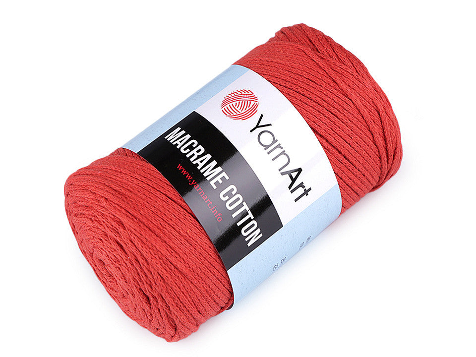 Fil à tricoter Macramé Coton, 250 g - 1pc