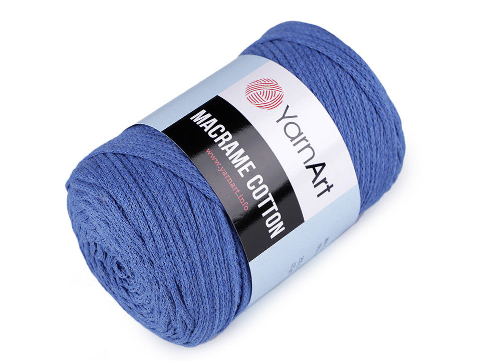 Fil à tricoter Macramé Coton, 250 g - 1pc