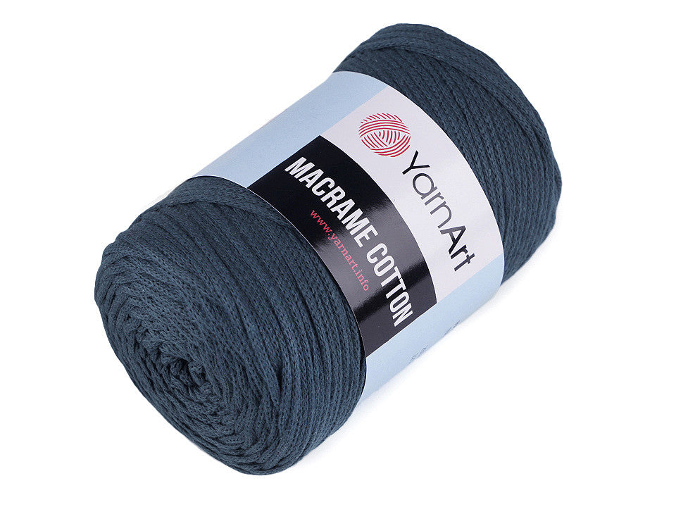 Fil à tricoter Macramé Coton, 250 g - 1pc