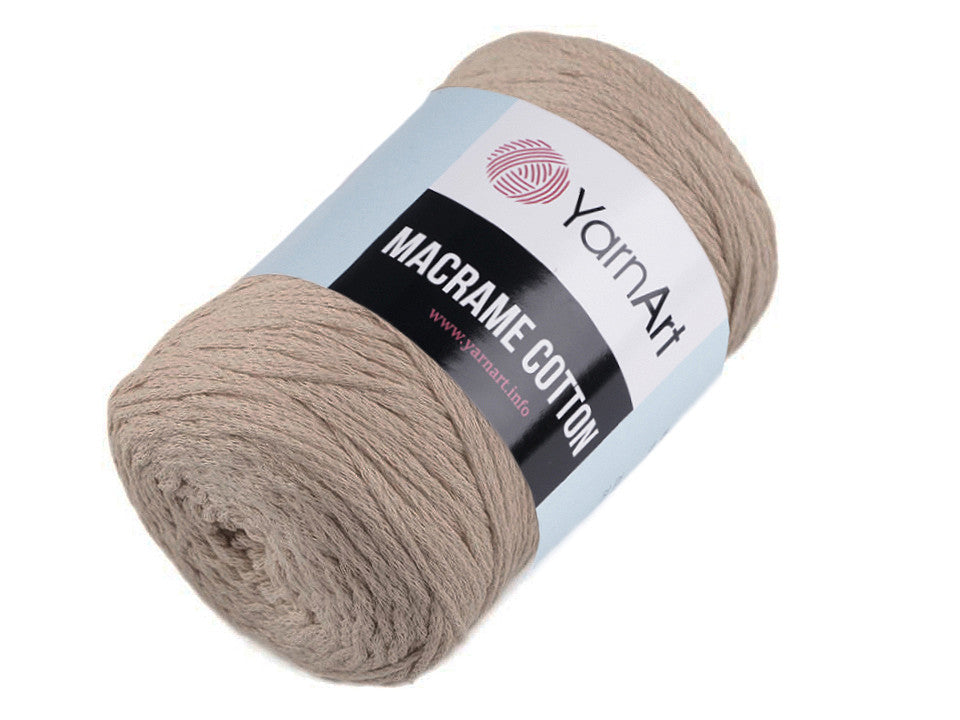 Fil à tricoter Macramé Coton, 250 g - 1pc