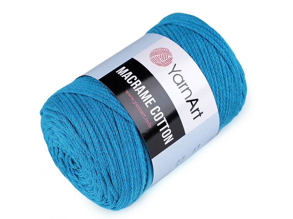 Fil à tricoter Macramé Coton, 250 g - 1pc
