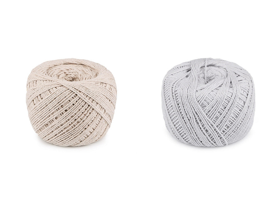 Fil de coton pour macramé, Ø 2-2,5 mm, peigné - 1pc