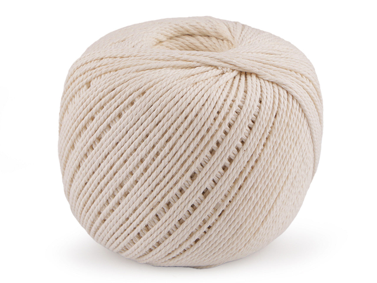 Fil de coton pour macramé, Ø 2 mm, peigné - 1pc