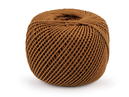 Fil de coton pour macramé, Ø 2 mm, peigné - 1pc