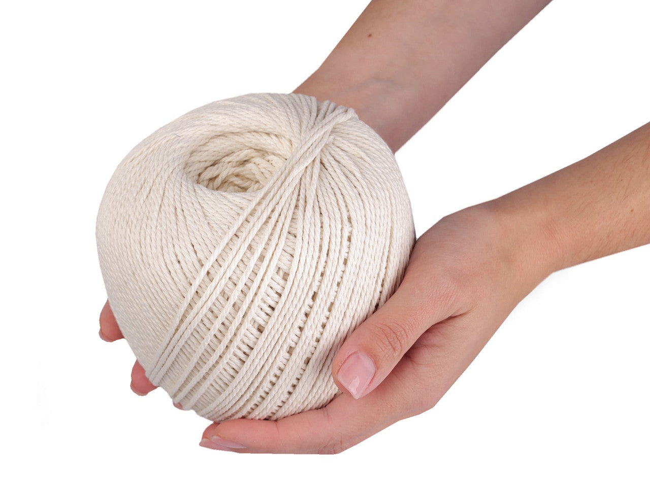 Fil de coton pour macramé, Ø 2 mm, peigné - 1pc