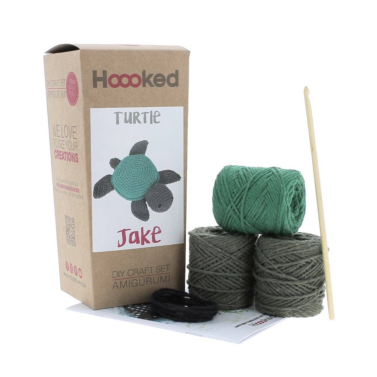 Hoooked - Kit de crochet DIY Tortue Jake