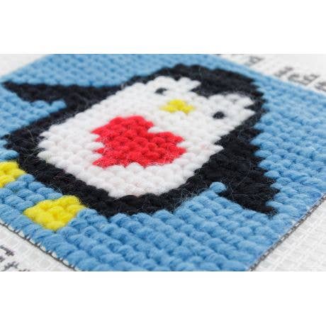 Kit canevas soudan | Pigloo le pingouin