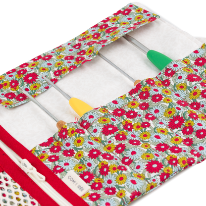 Com'1 Idée - Kit pochette pour crochets & Co | rouge